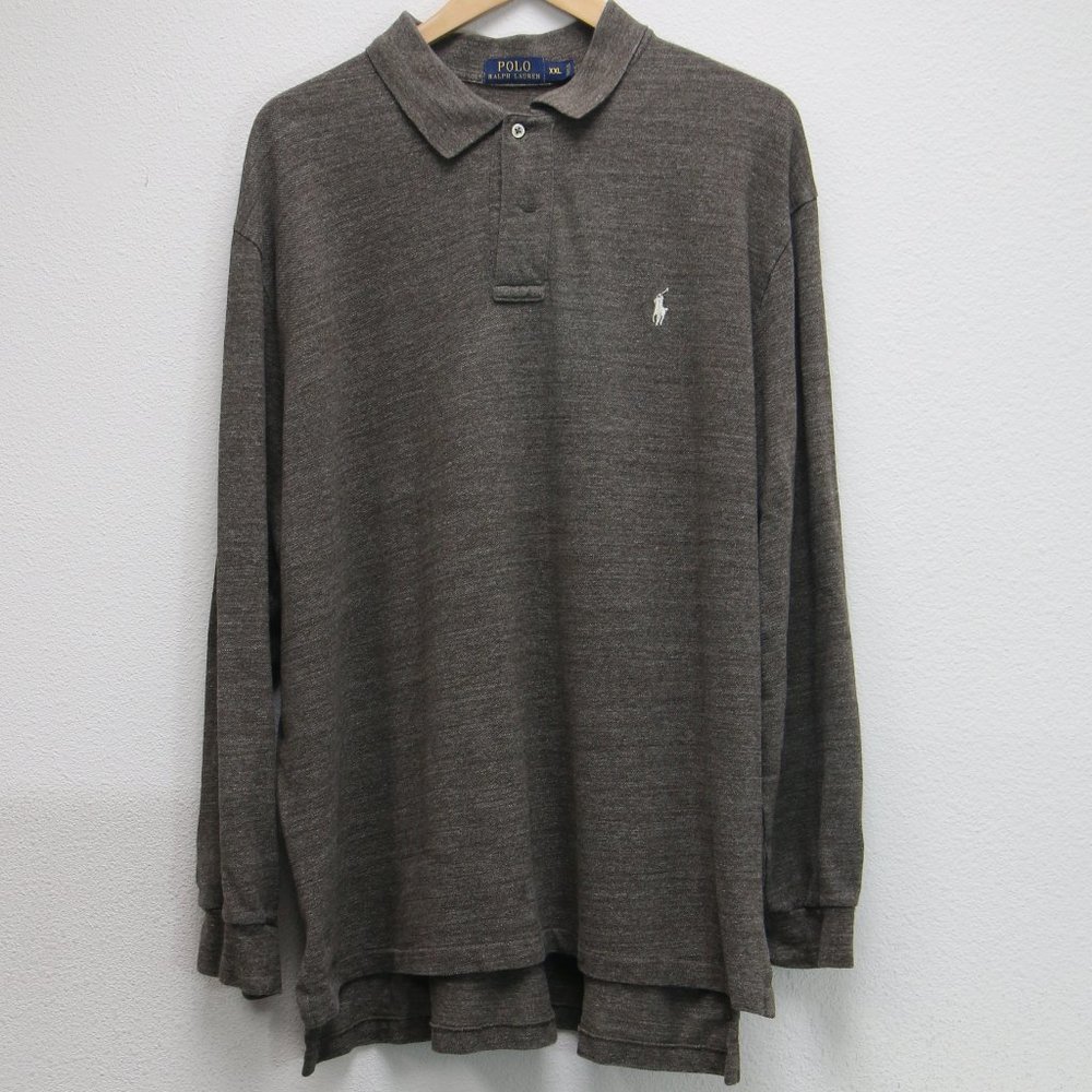 Ralph Lauren Men's Knit Long Sleeve Polo Shirt